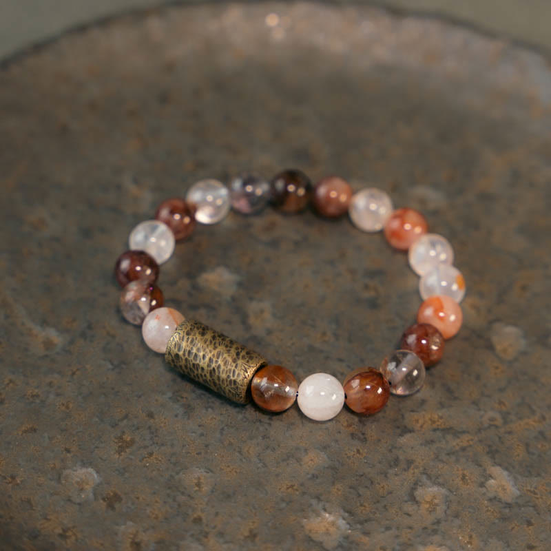 8mm Clear Quartz Protection Bracelet for Mental Clarity