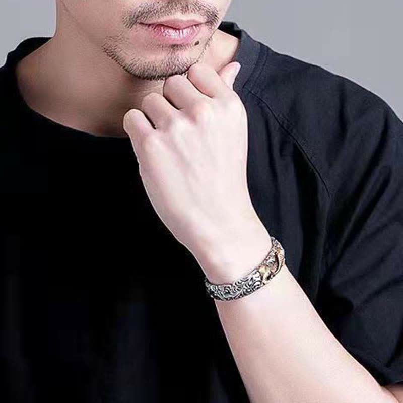 Copper Koi Fish Prosperity Bracelet Adjustable Bangle