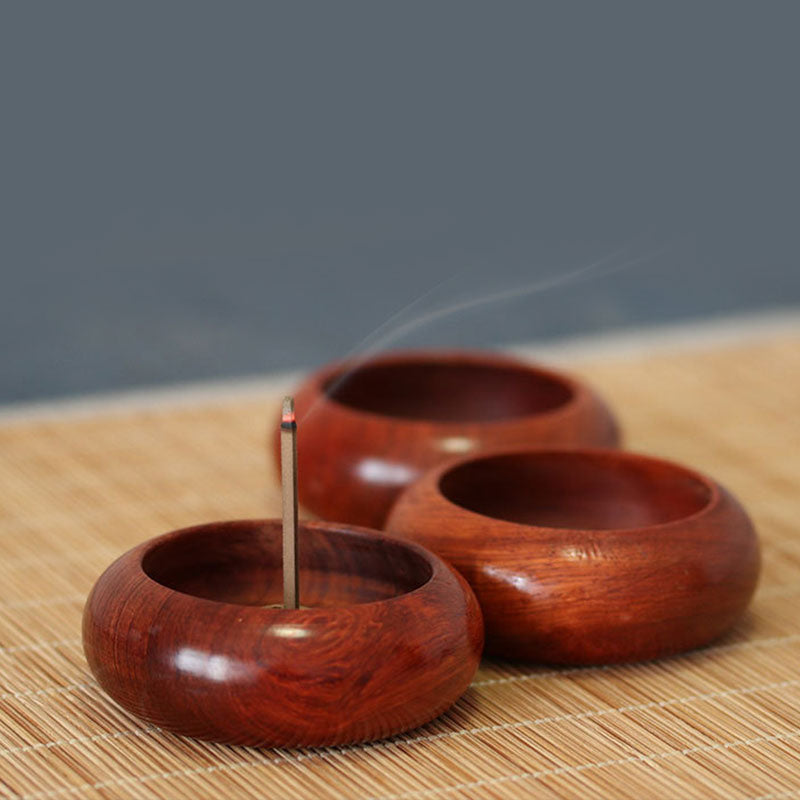 Rosewood Handcrafted Meditation Incense Burner Decoration