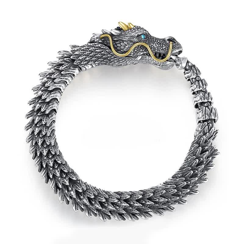 Nordic Dragon Handmade Luck And Protection Chain Bracelet