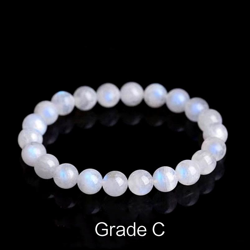 Moonstone Prosperity Bracelet 6mm for Intuition & Calm