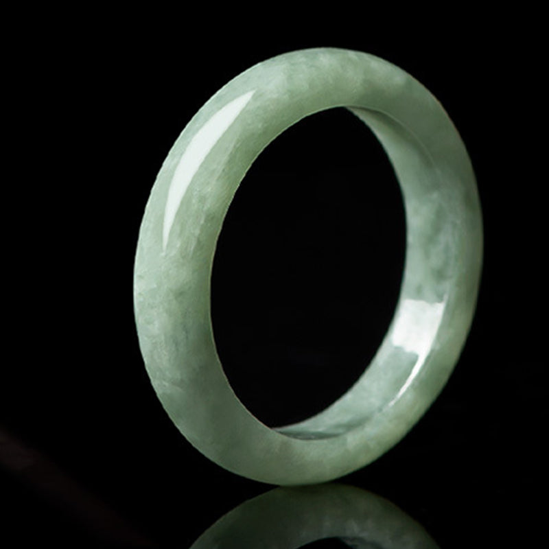 Natural Jade Prosperity and Abundance Ring | Sizes 16-21mm
