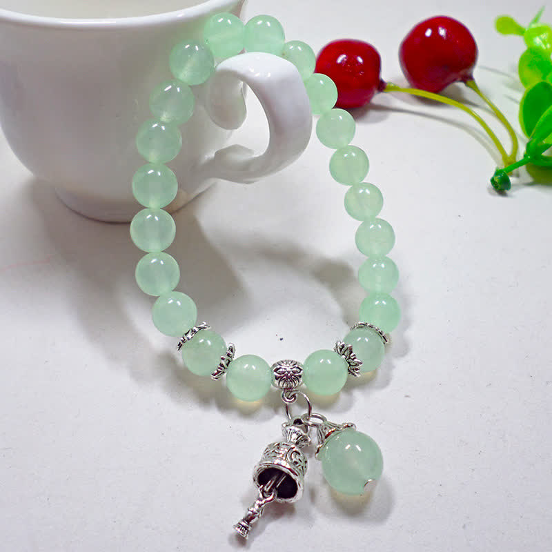 8mm Chalcedony Energy Bracelet for Spiritual Balance