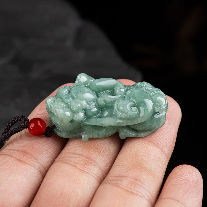 Jade PiXiu Wealth Luck Necklace | Prosperity Charm