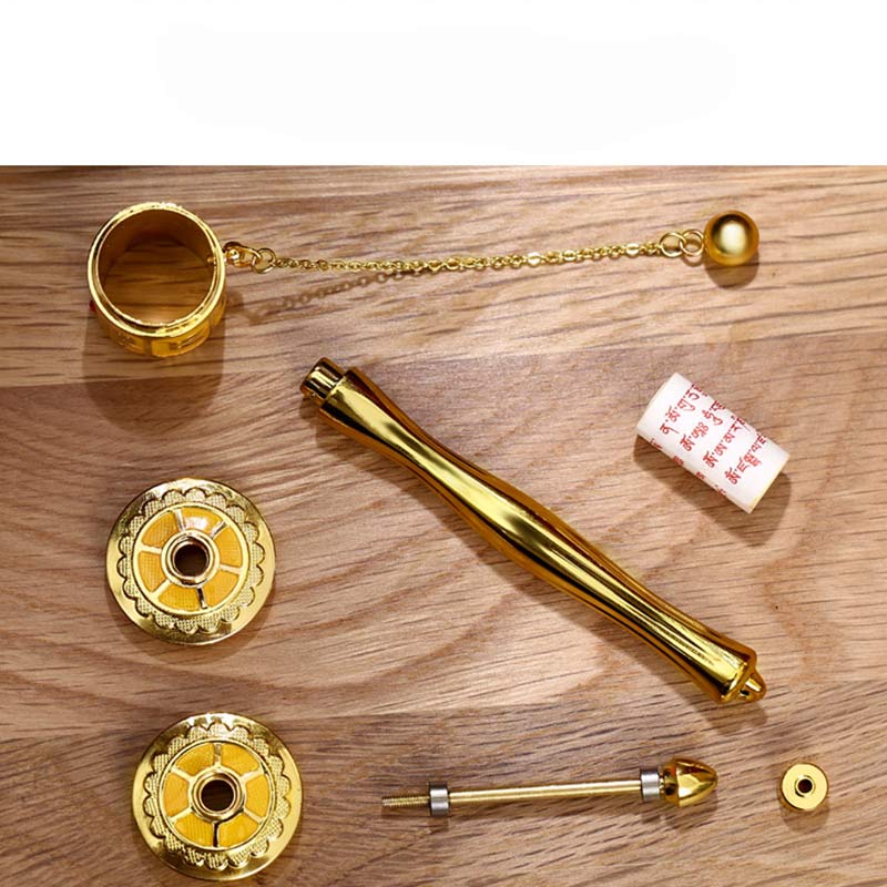 Medium Tibetan Prayer Wheel with Om Mani Padme Hum Mantra