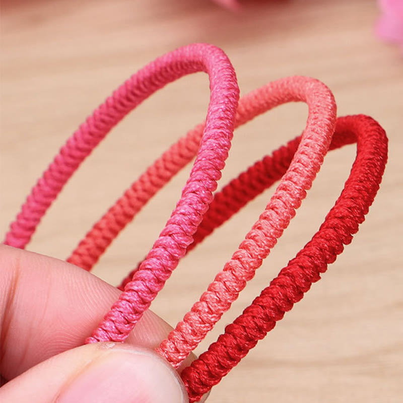 3Pcs Tibetan King Kong Knot Red String Protection Bracelet