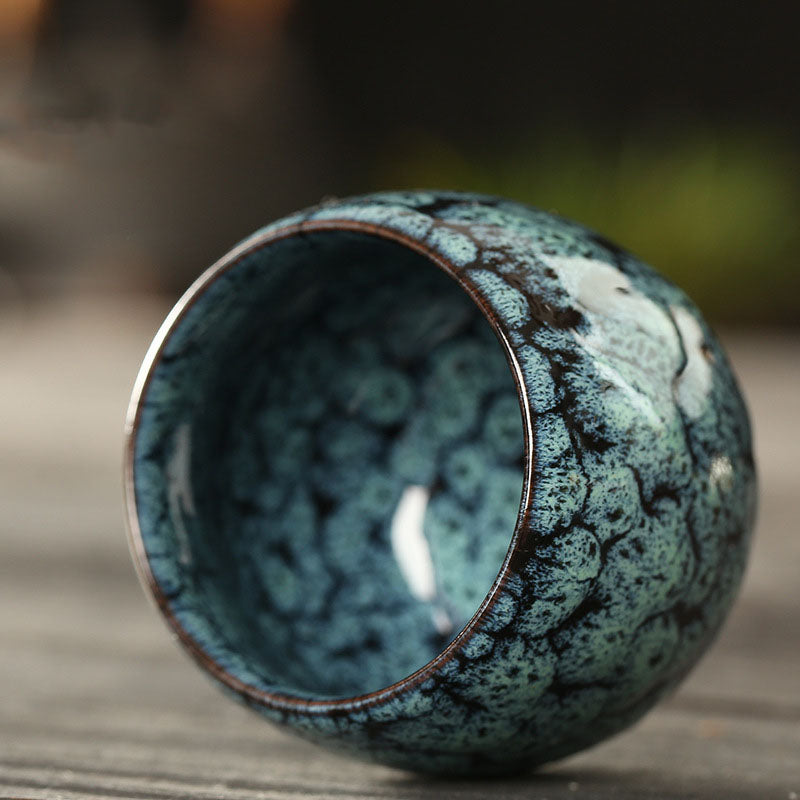 Multicolored Kiln Change Jianzhan Ceramic Tea Cup 110ml