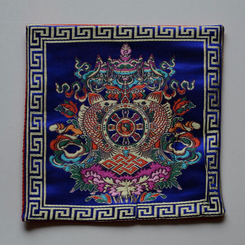 Prayer Altar Mat with Vajra | Tibetan Meditation Supplies