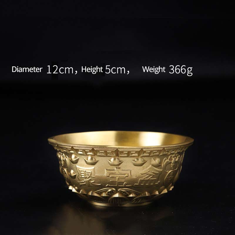 Copper Zen Decor | FengShui Wealth Decoration Lotus Symbol