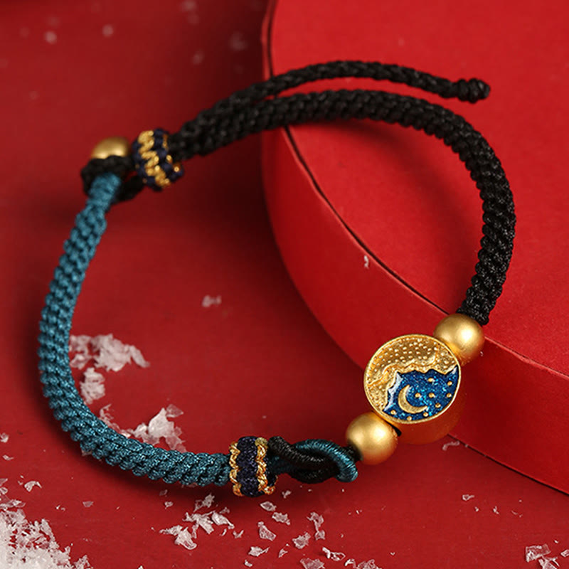 Unisex Mountain and Sea Copper String Spiritual Bracelet