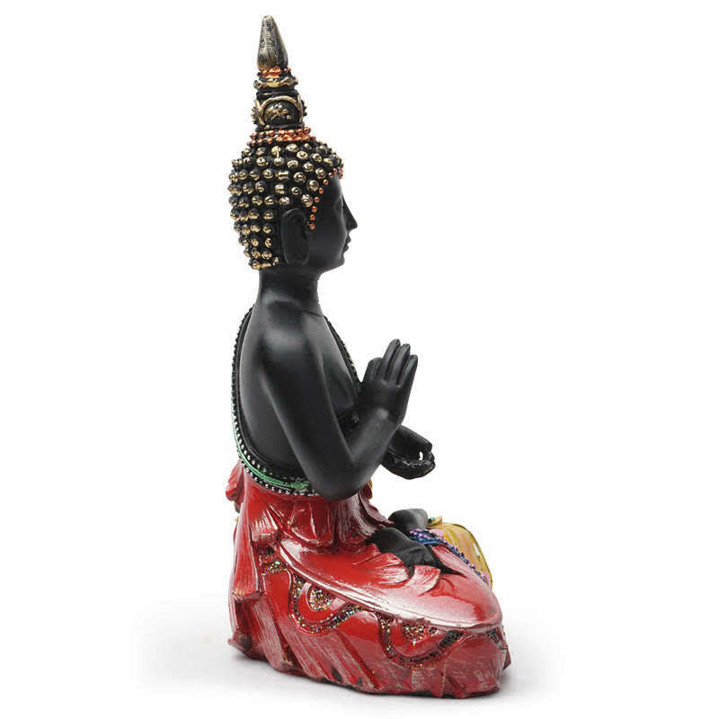 12cm Thai Buddha Serenity Resin Statue for Home Peace