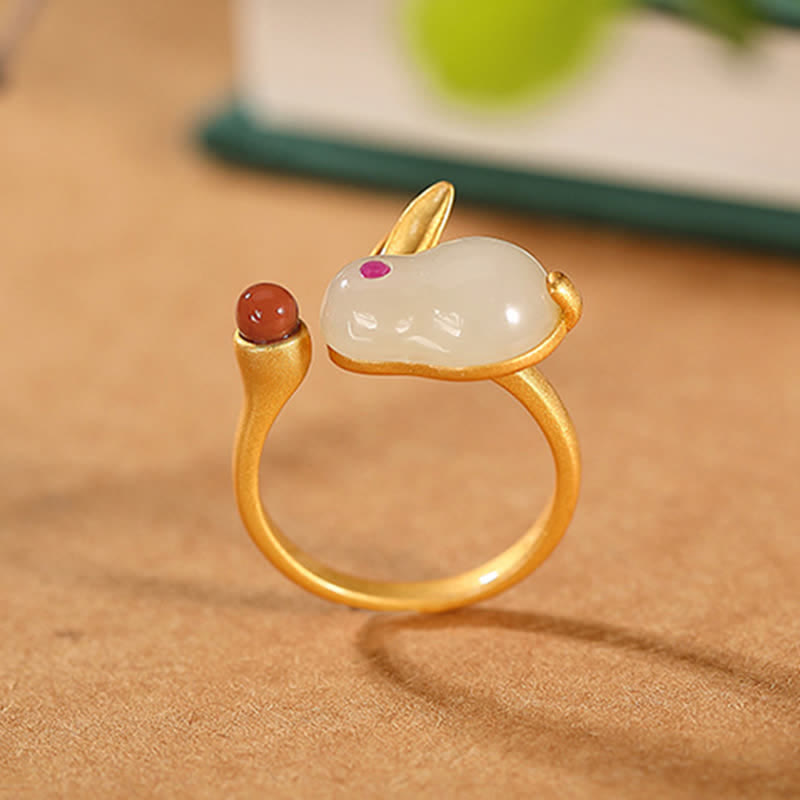 925 Sterling Silver Hetian Jade Luck Ring Earrings Necklace Pendant