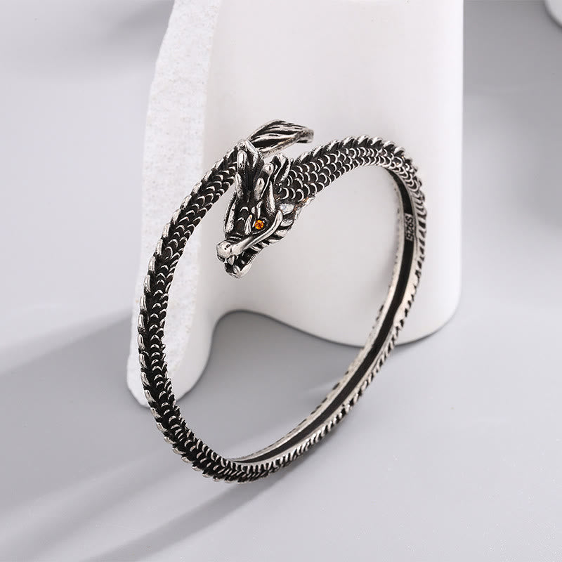 Copper Dragon Scales Luck Protection Bracelet 58mm