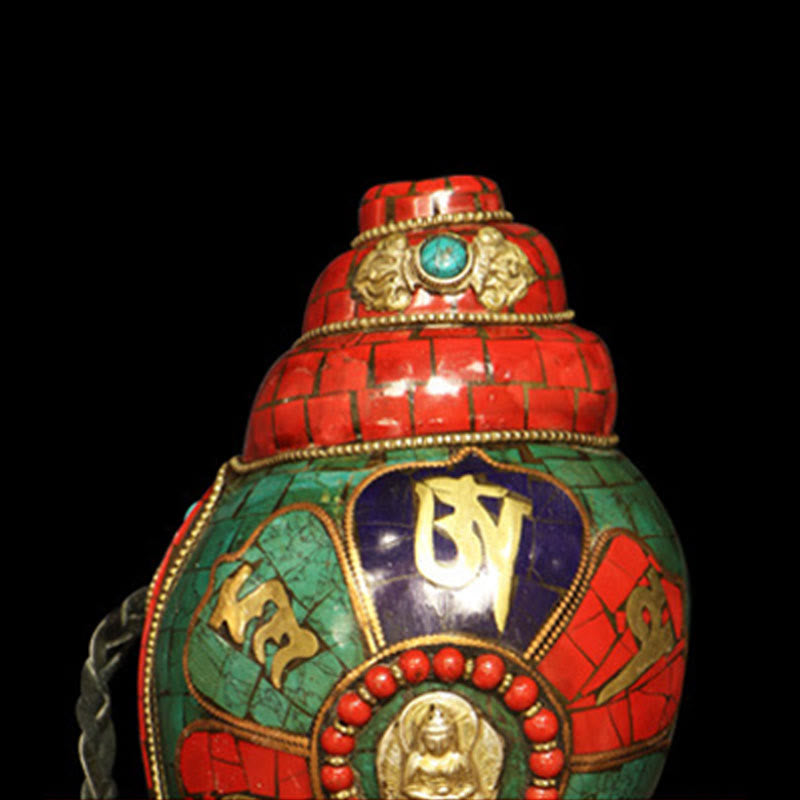 Tibetan Handmade Shankha Conch Shell 23cm | Zen Decor