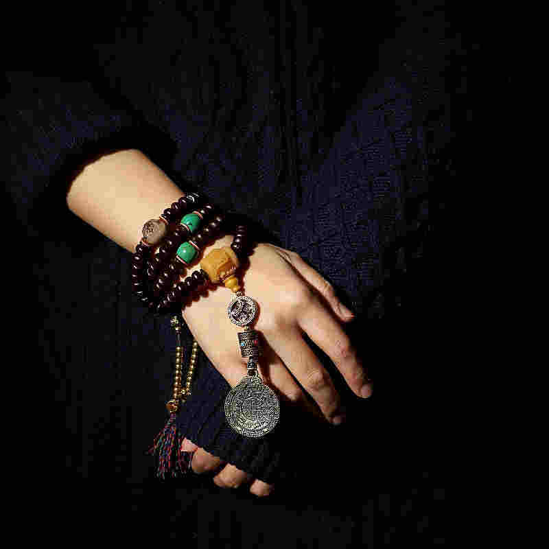 108 Beads Bodhi Seed Mala Bracelet for Meditation & Harmony