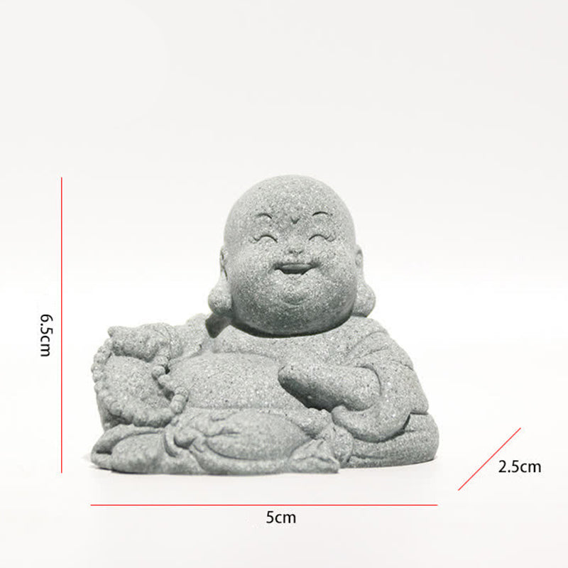 Sandstone Buddha Statue for Meditation and Compassion Home Décor