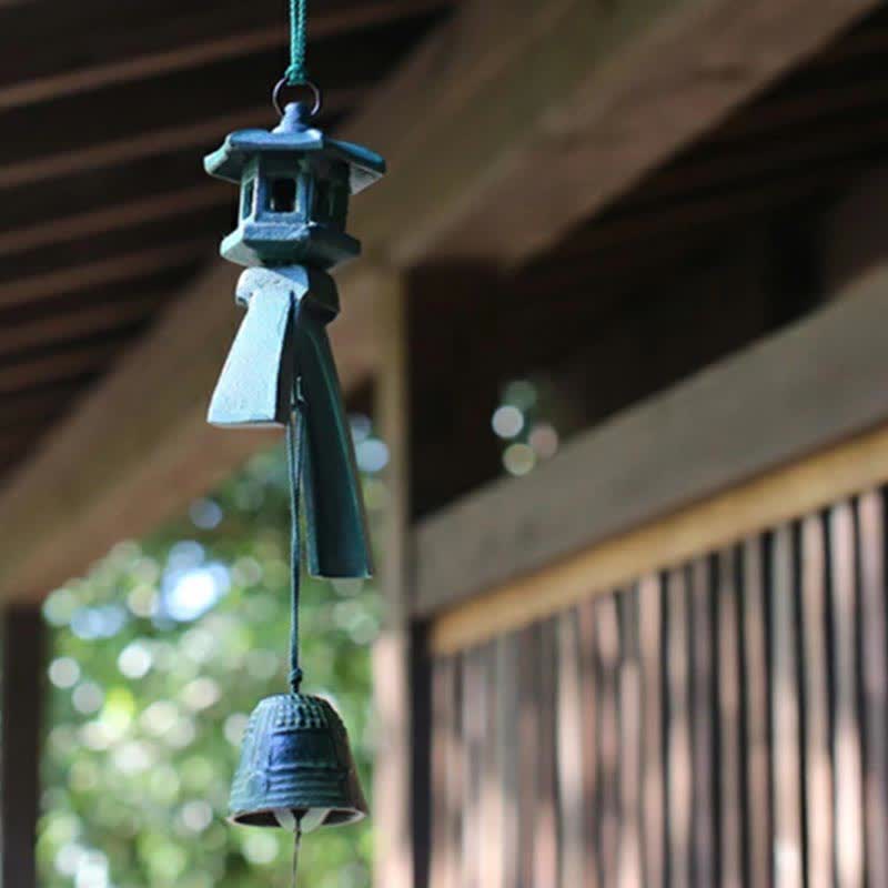 75cm Handmade Auspicious Iron Wall Hanging Chime Bell