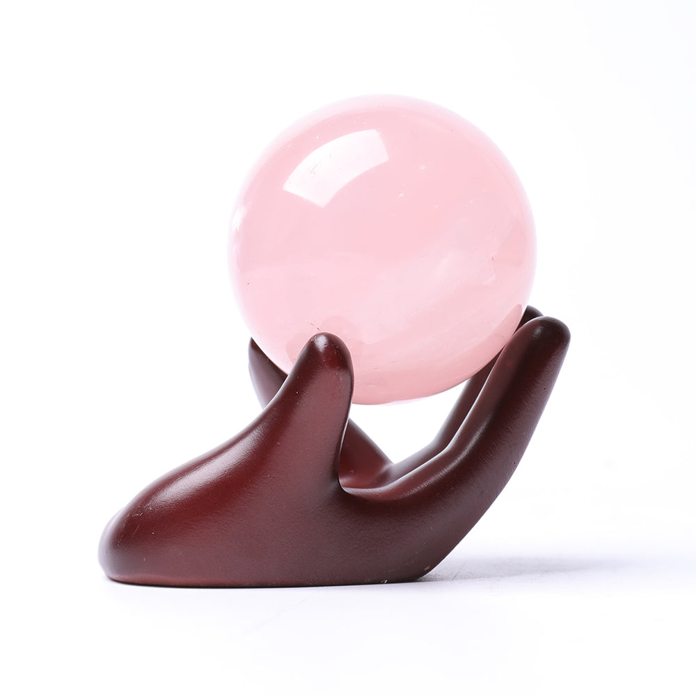 7cm Resin Hand Shape Crystal Display Stand for Healing