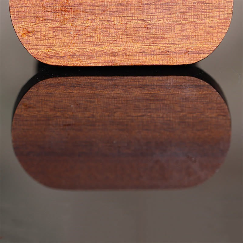 Wooden Buddha Statue 7x7.5cm Serenity Guru Rinpoche Figurine