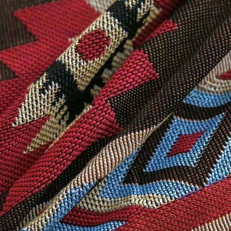 Geometric Tibetan Blanket 90x180cm Warm Comfortable Throw