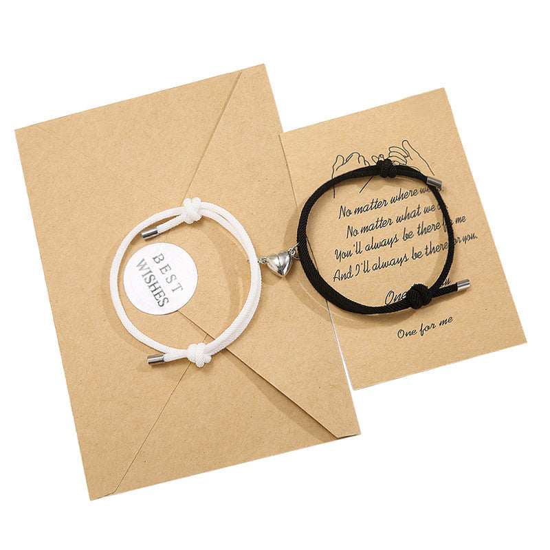 Magnetic Couple Red String Bracelets | Protection & Strength