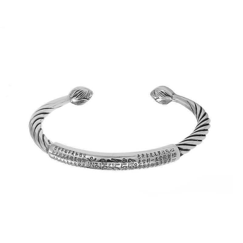 Om Mani Padme Hum Copper Adjustable Purity Cuff Bracelet