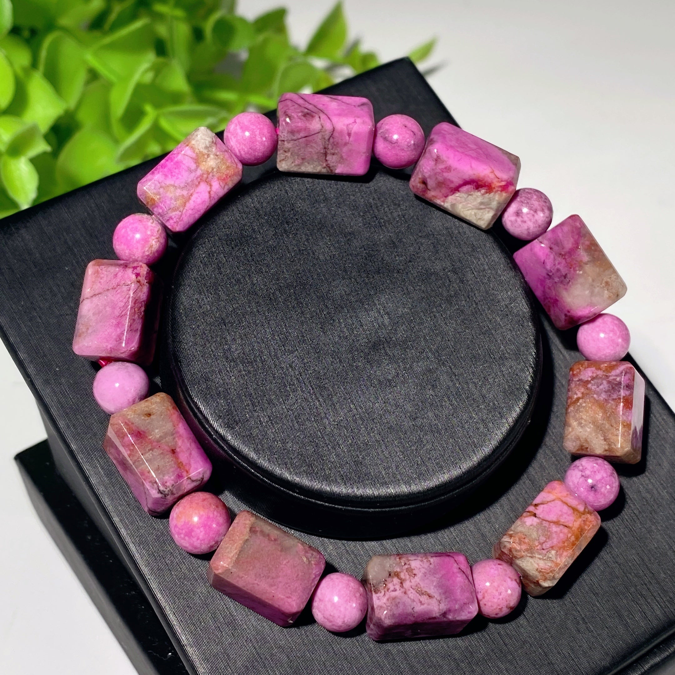 7mm to 13mm Pink Calcite Spiritual Healing Bracelet