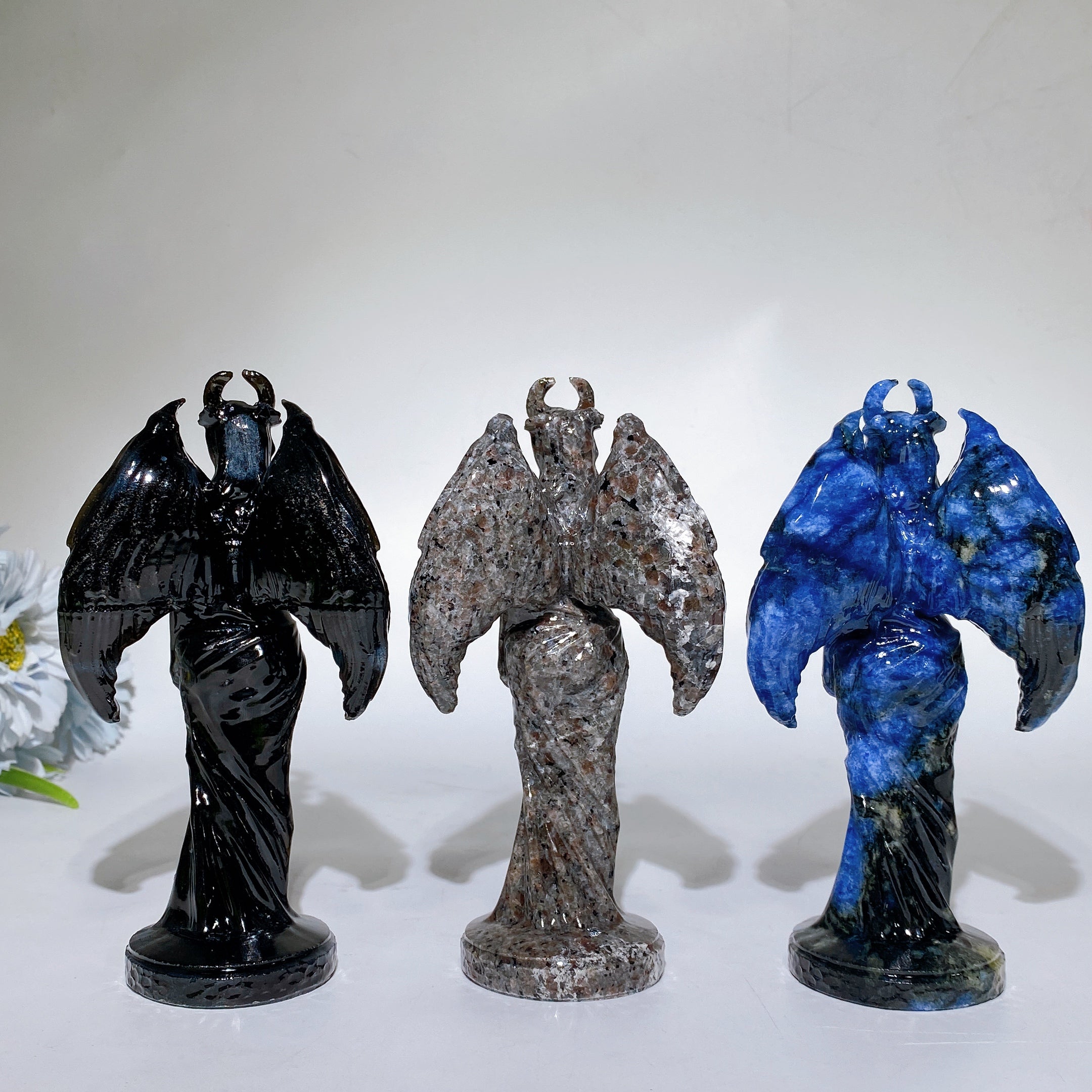 7x15cm Crystal Lilith Carving Figurine in Sodalite