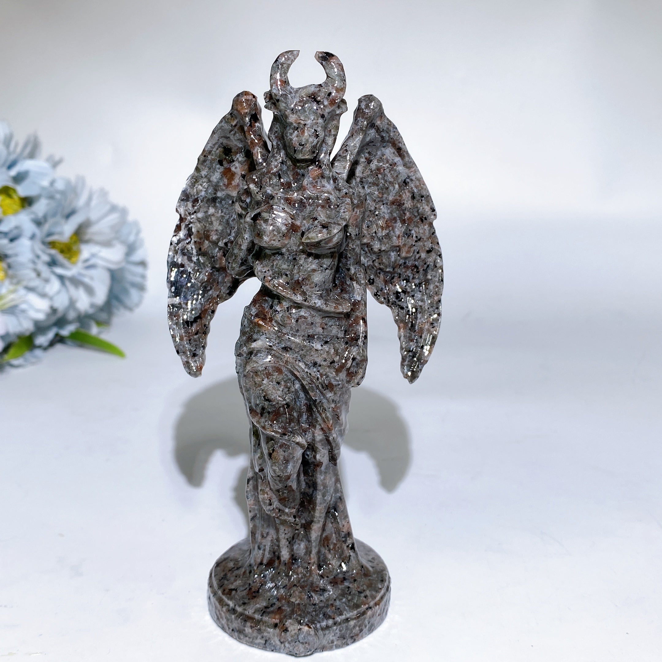 7x15cm Crystal Lilith Carving Figurine in Sodalite
