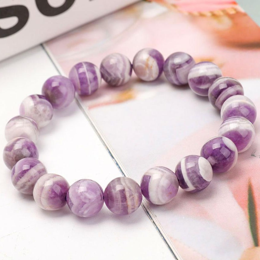 8-12mm Amethyst Dream Bracelet for Meditation