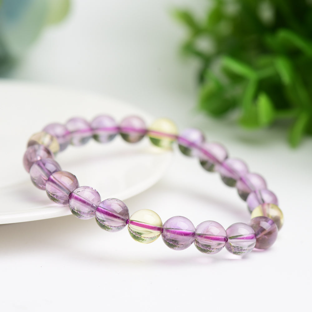 8.5mm Ametrine Healing Bracelet for Spiritual Protection