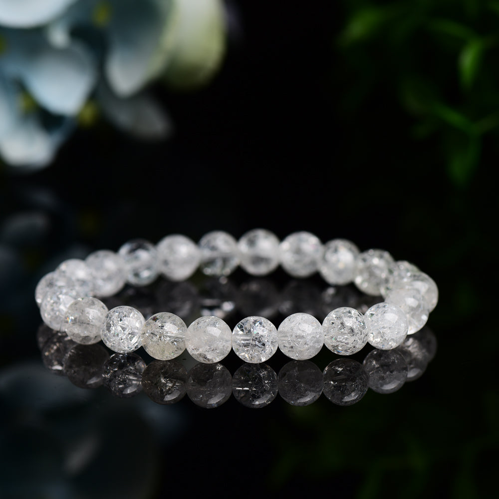8.5mm Clear Quartz Crystal Healing Bracelet