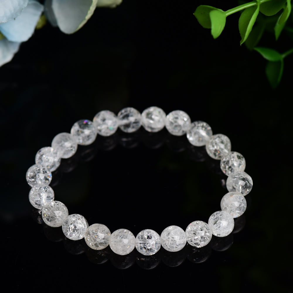 8.5mm Clear Quartz Crystal Healing Bracelet
