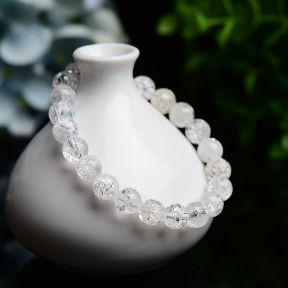 8.5mm Clear Quartz Crystal Healing Bracelet