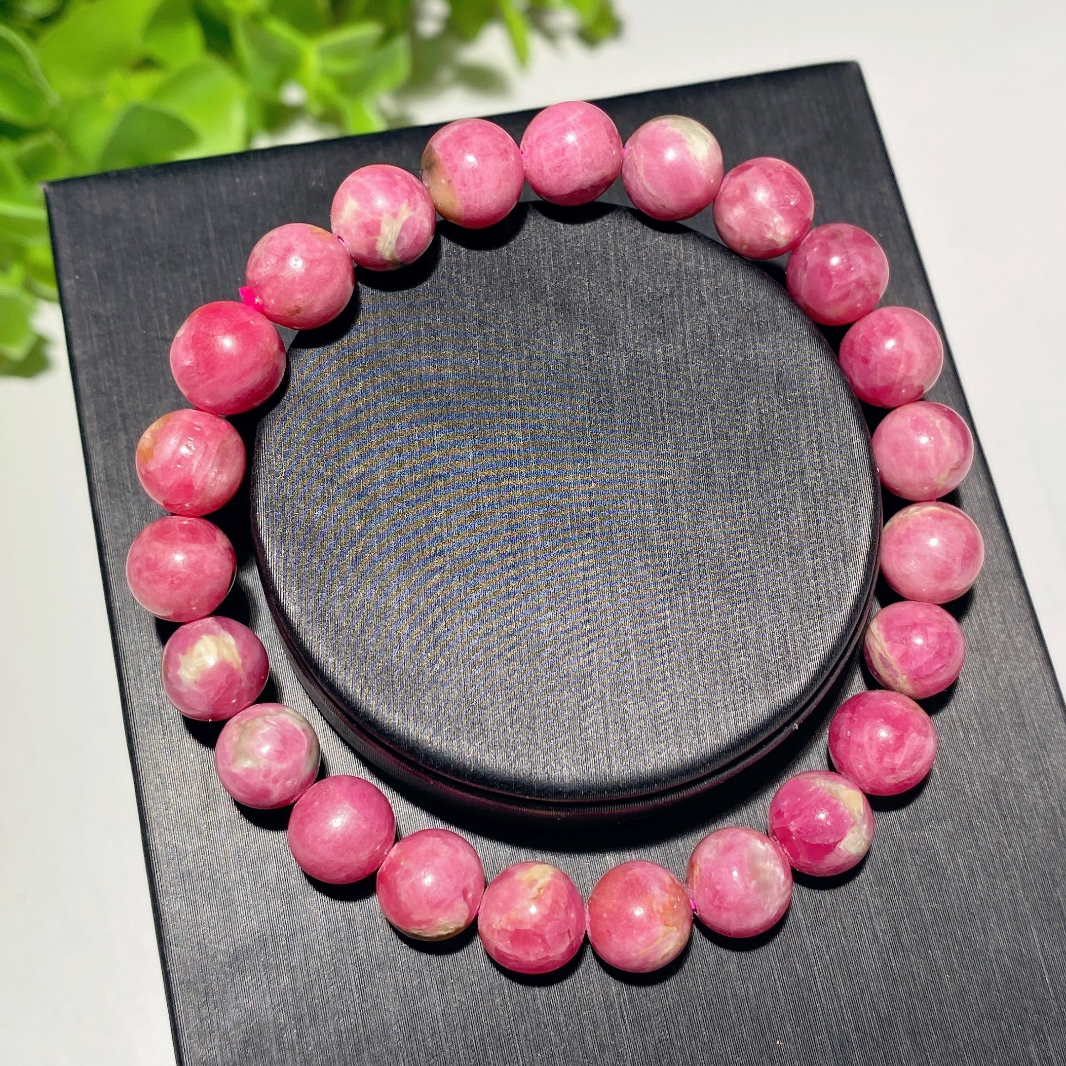 8.5mm Rhodochrosite Protection Healing Bracelet