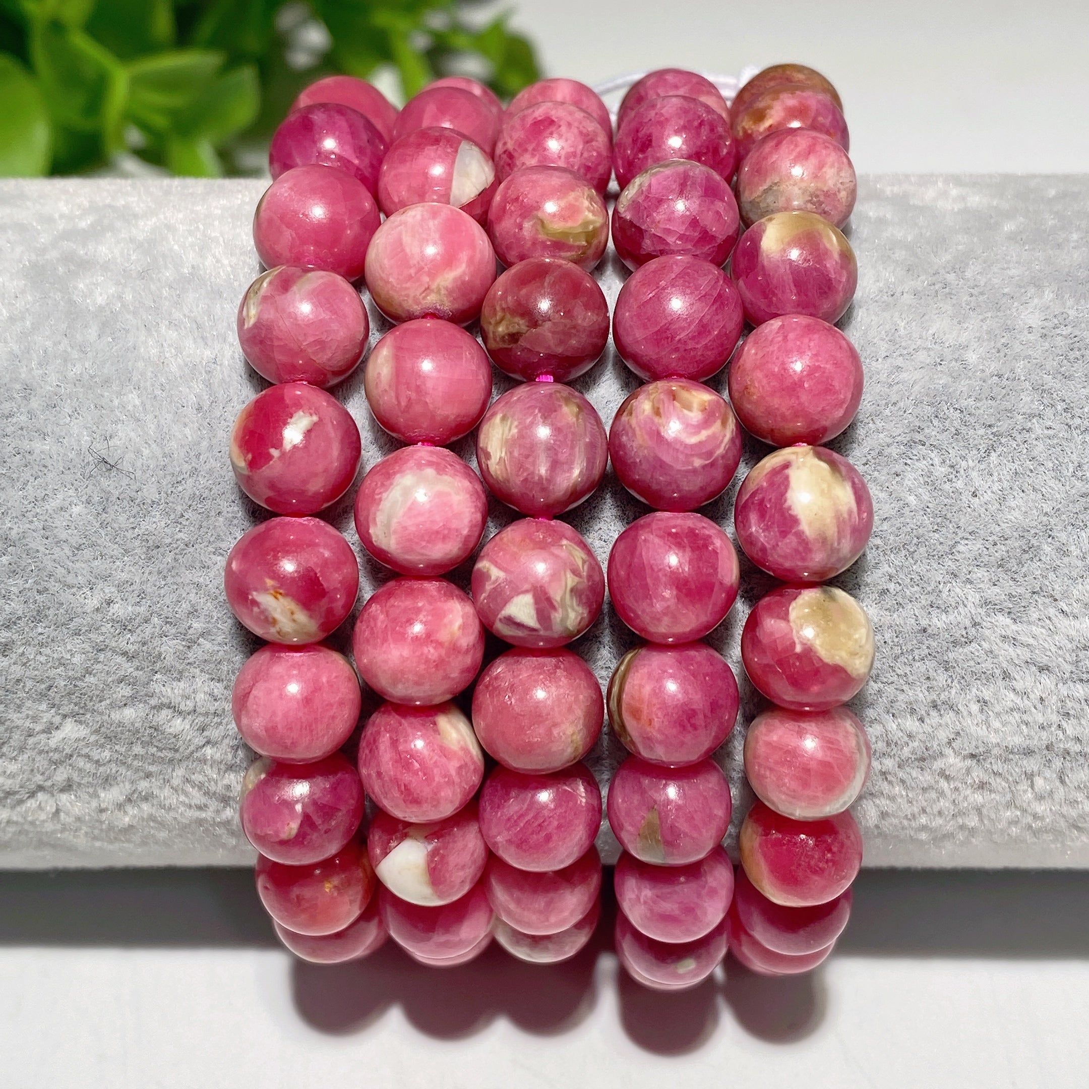 8.5mm Rhodochrosite Protection Healing Bracelet