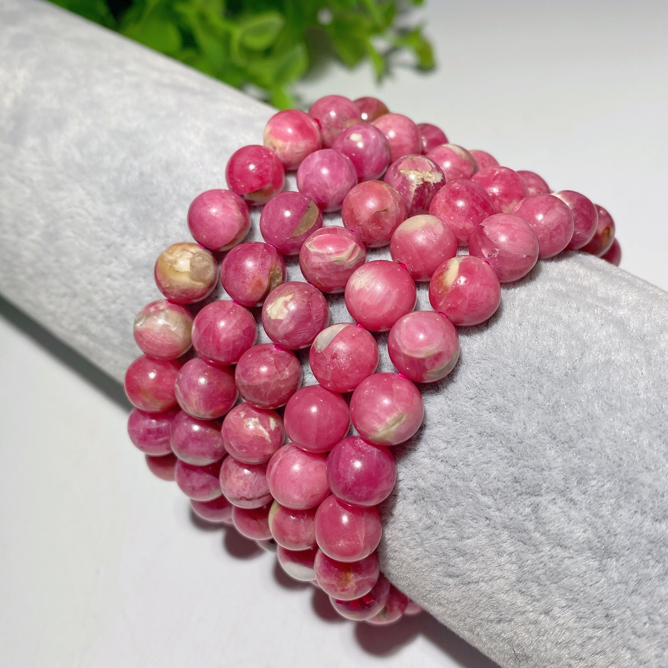 8.5mm Rhodochrosite Protection Healing Bracelet