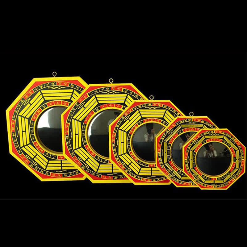 8 in Feng Shui Bagua Map Mirror for Harmony & Balance