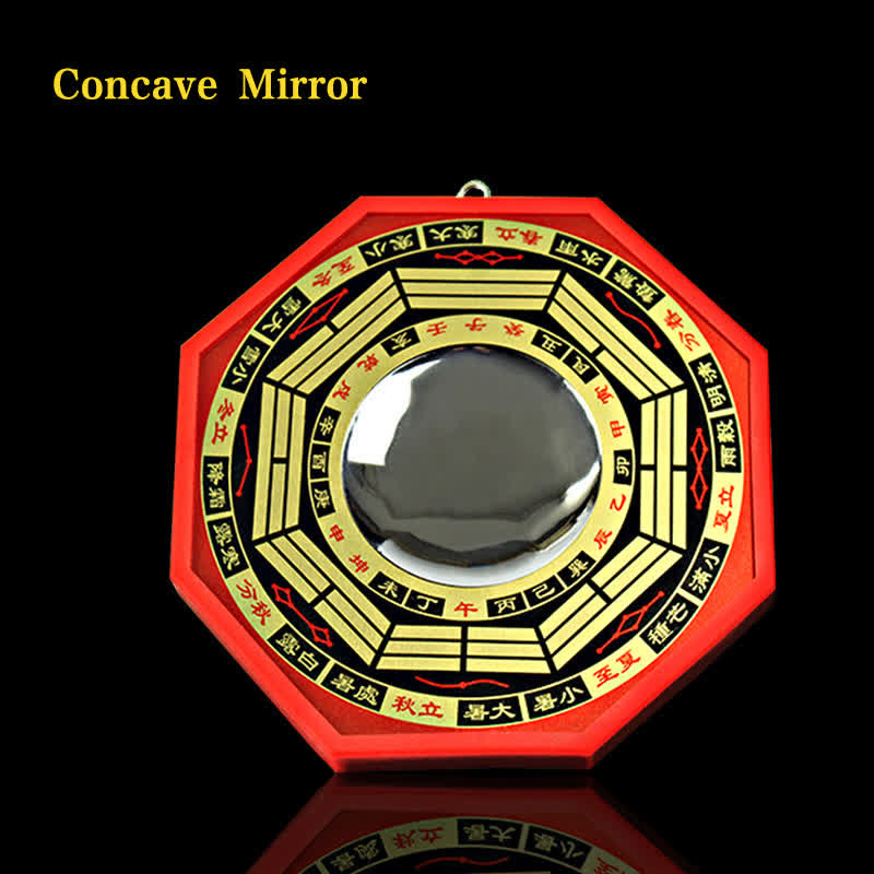 8 in Feng Shui Bagua Map Mirror for Harmony & Balance
