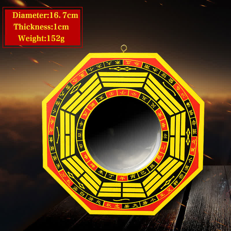 8 in Feng Shui Bagua Map Mirror for Harmony & Balance