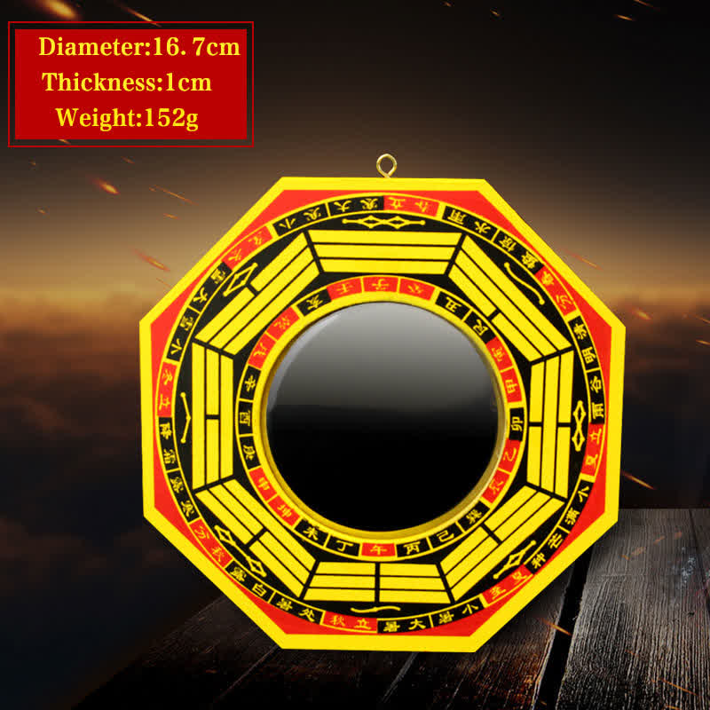 8 in Feng Shui Bagua Map Mirror for Harmony & Balance