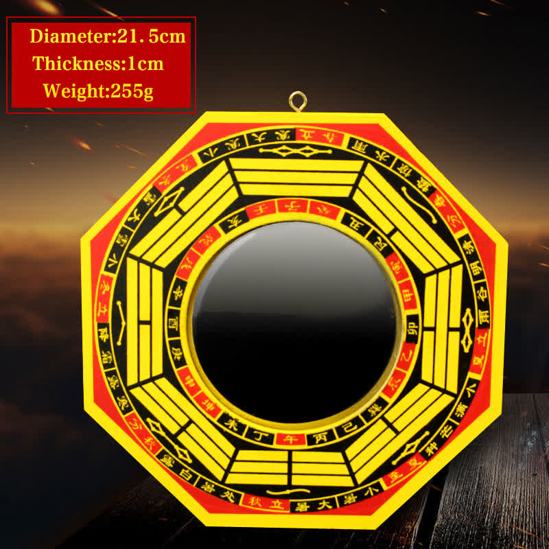 8 in Feng Shui Bagua Map Mirror for Harmony & Balance