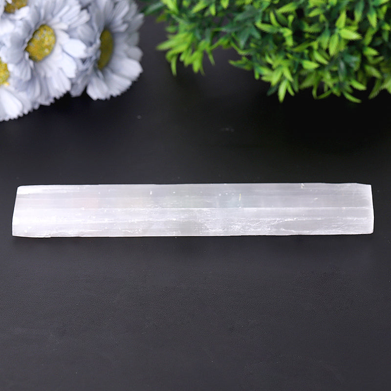 8-inch Chakra Selenite Healing Wand for Meditation & Energy