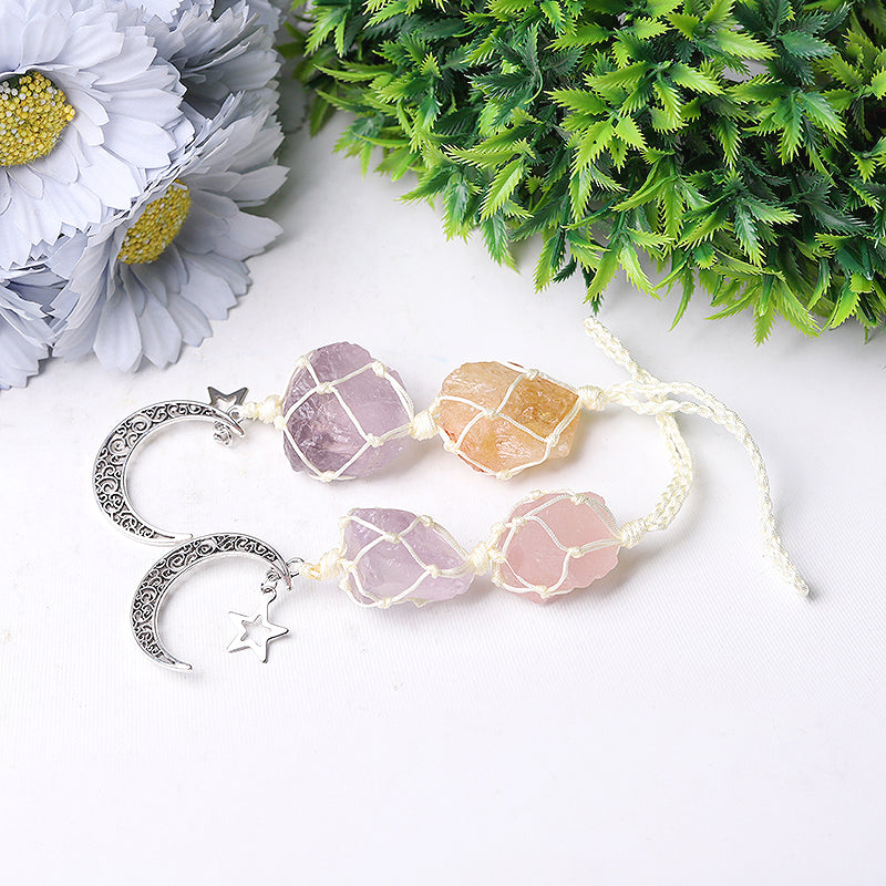 8-inch Raw Crystal Hanging for Window Energy Healing