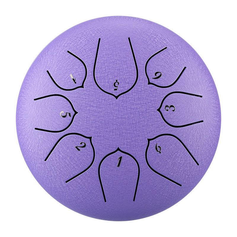 8 Note Steel Tongue Drum Kit for Meditation & Sound Healing