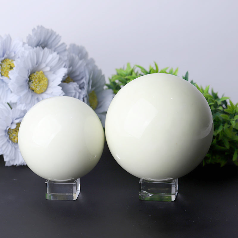 80mm Luminous Crystal Sphere for Healing and Energy Balance
