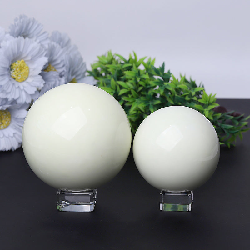 80mm Luminous Crystal Sphere for Healing and Energy Balance