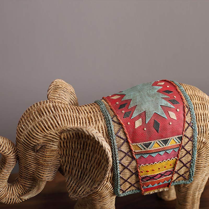 Elephant Resin Decoration for Wisdom & Wealth Home