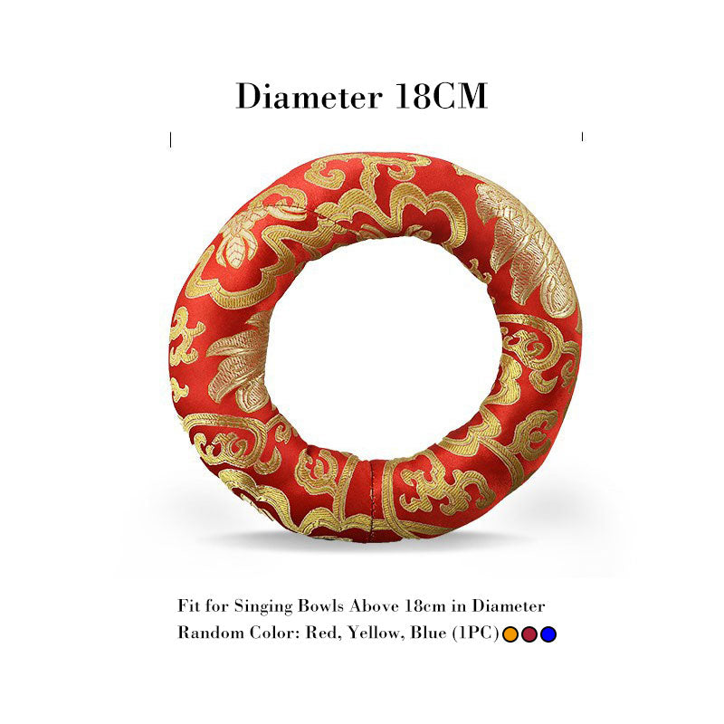 Meditation Cushion for Tibetan Singing Bowls, Polyester 8-22cm