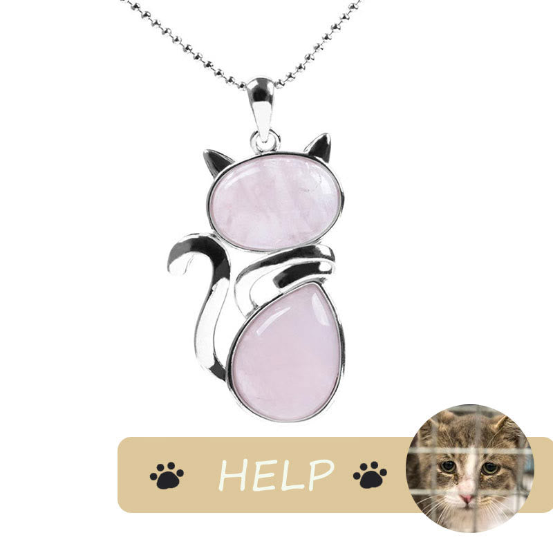 Save A Cat Spiritual Protection Pendant Necklace